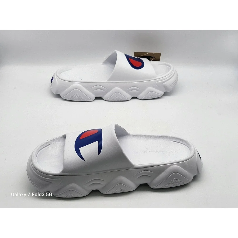 Champion‎ Kids Meloso Squish Slides White Size 6